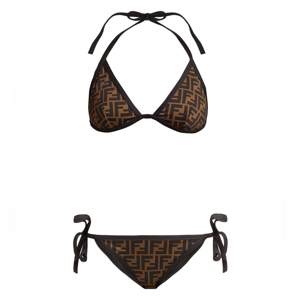 Fendi Black Lycra® bikini